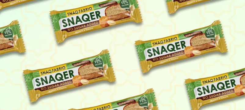 Батончик Snaqer с арахисом и тестом катаифи | Snaq Fabriq