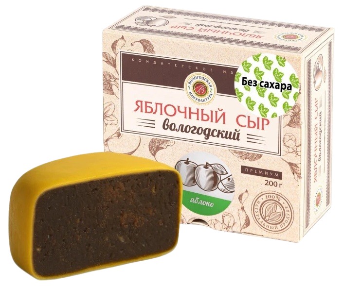 Яблочный сыр без сахара | Вологодская мануфактура