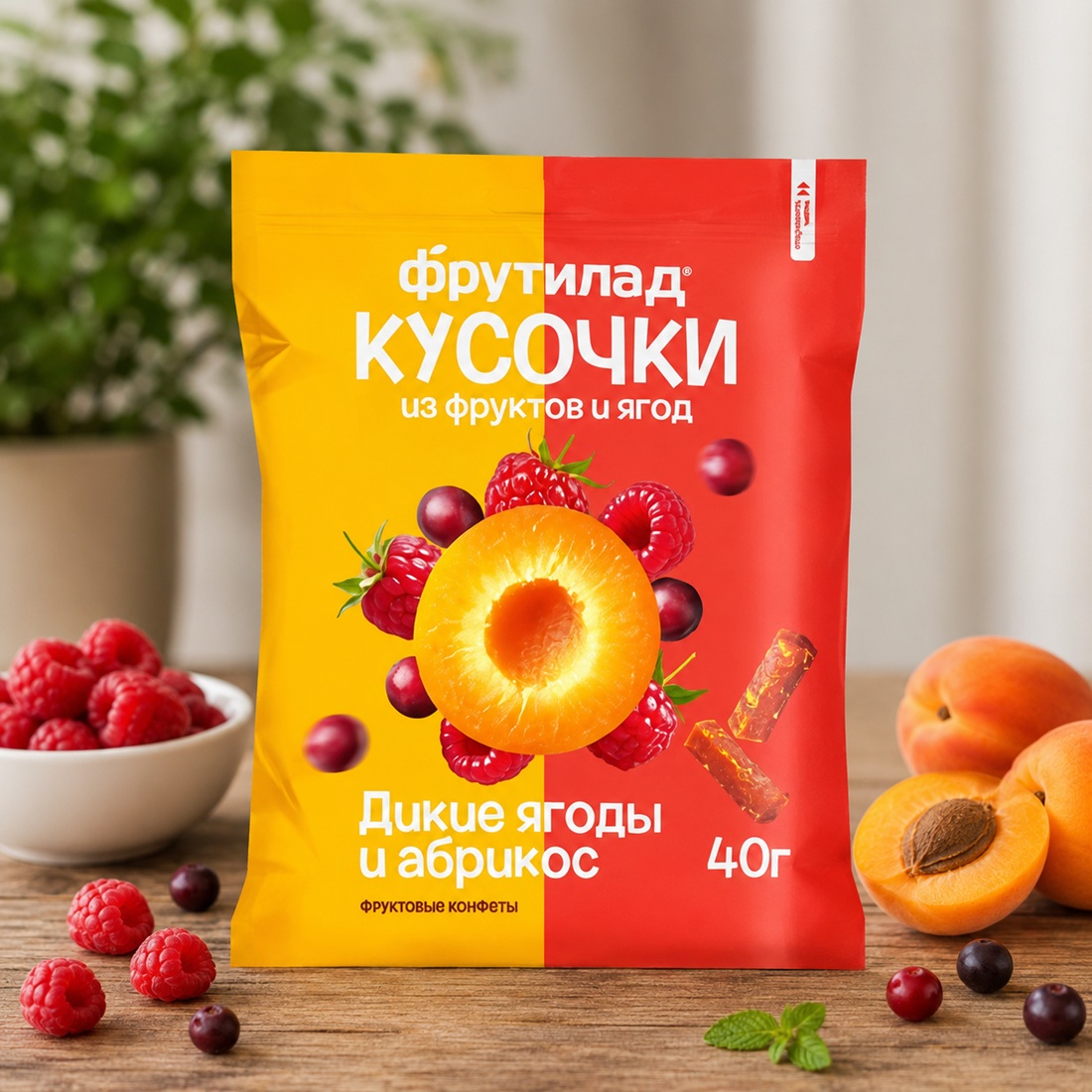 Фруктово-ягодные кусочки «Дикие ягоды и Абрикос» | Фрутилад