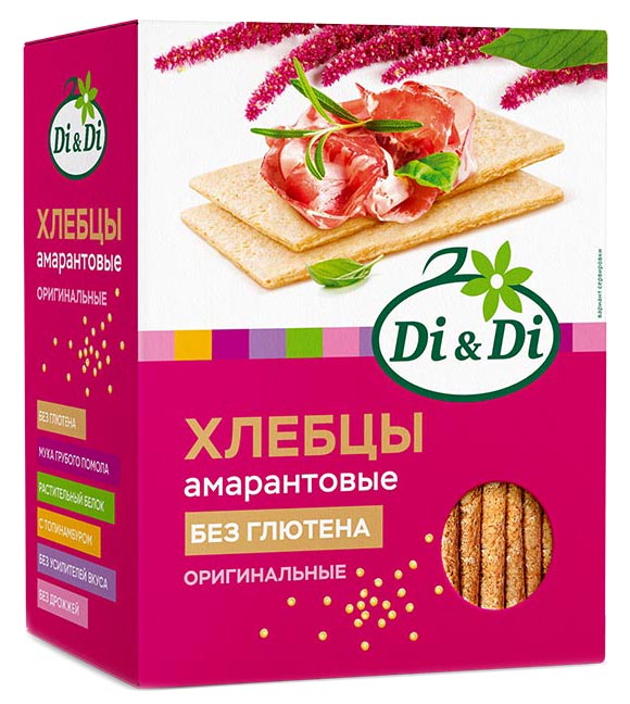 Хлебцы амарантовые без глютена Di&Di