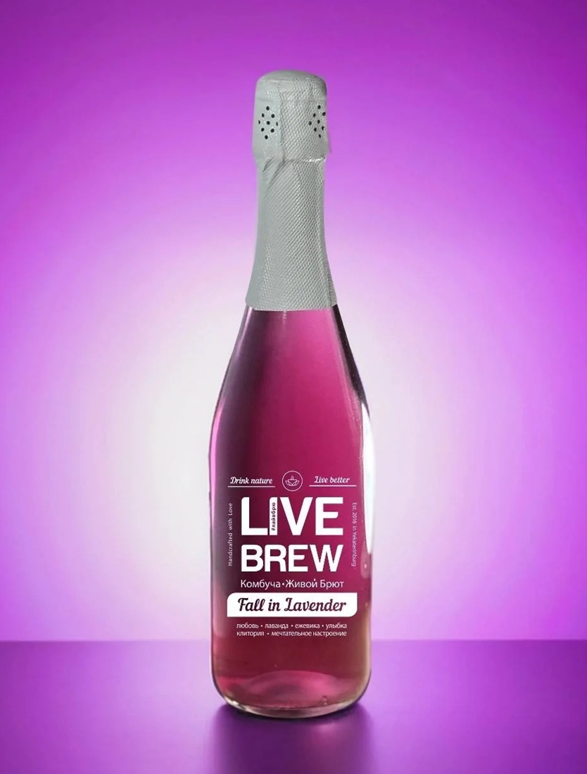 Комбуча «Fall in Lavender» | Live Brew