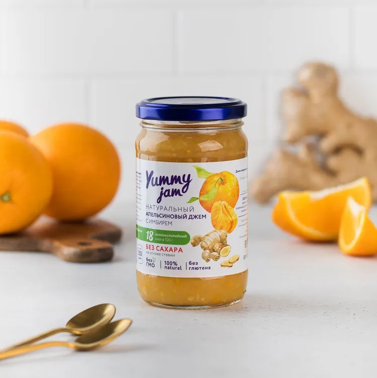 Джем без сахара «Апельсин с имбирем» | Yummy jam