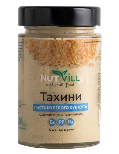 Паста Тахини из белого кунжута | Nutvill