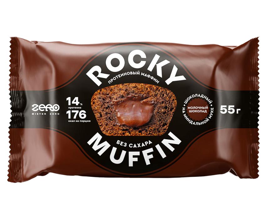 Маффин шоколадный с шоколадной начинкой | Rocky Muffin