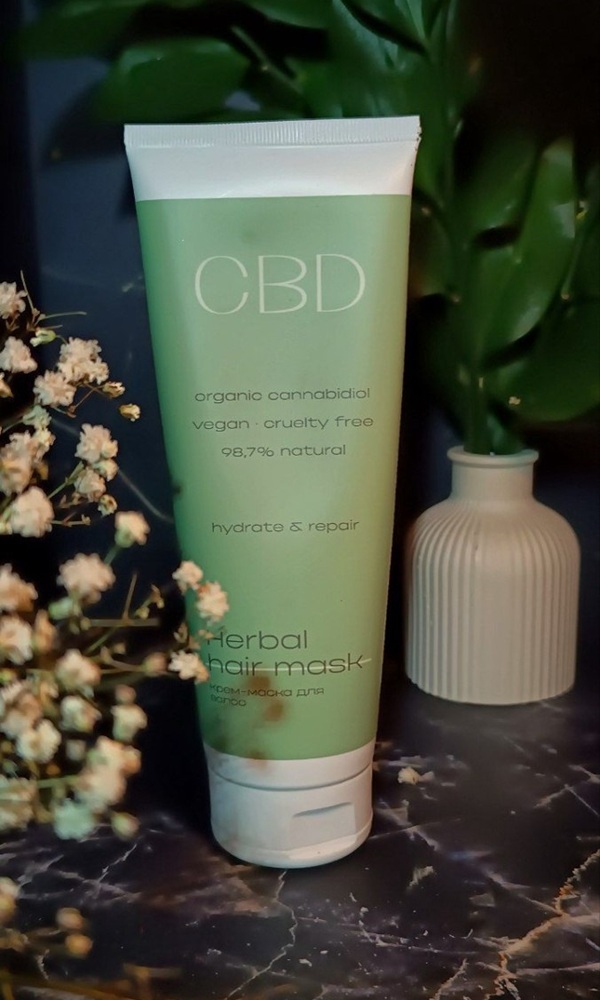 Крем-маска для поврежденных волос c CBD | Levrana
