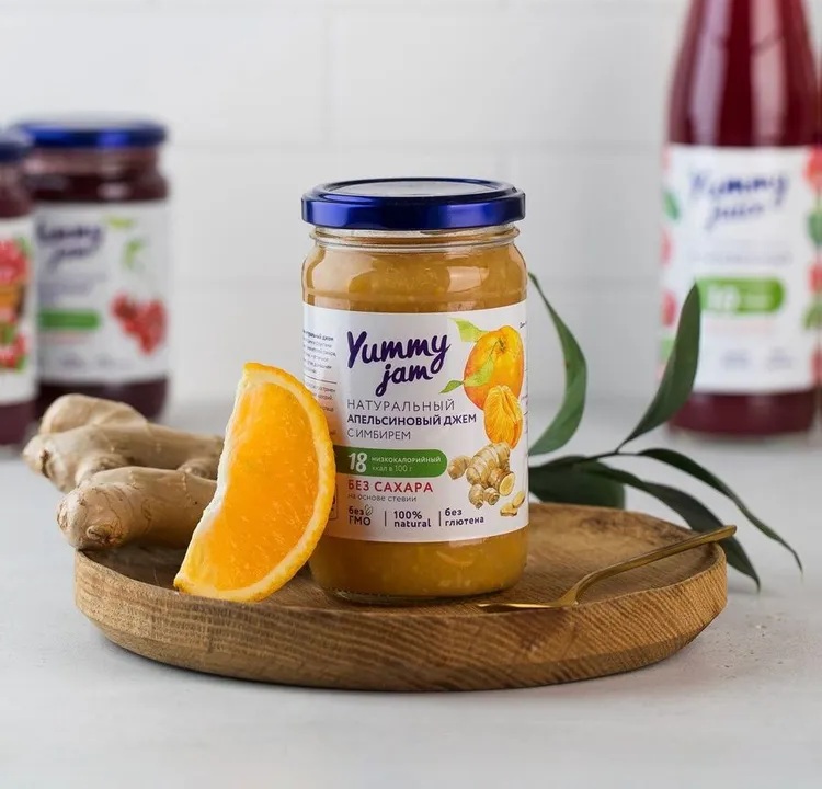Джем без сахара «Апельсин с имбирем» | Yummy jam