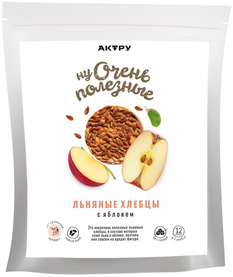 Льняные хлебцы с яблоком | Актру