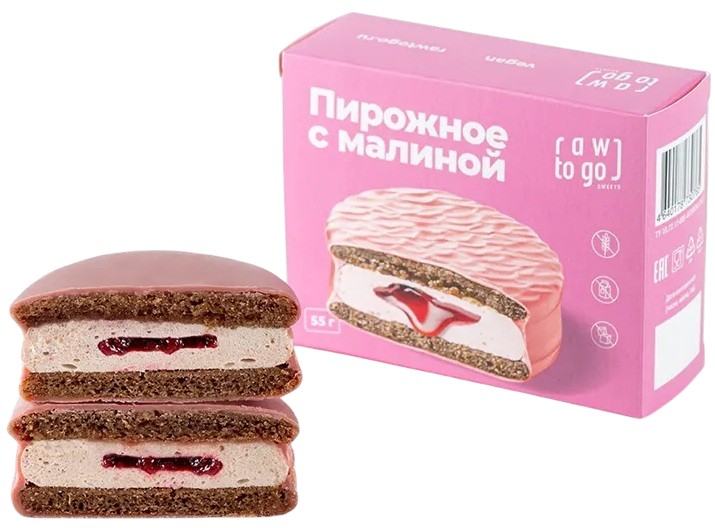 Бисквит Sweet с ягодным суфле | Raw to go