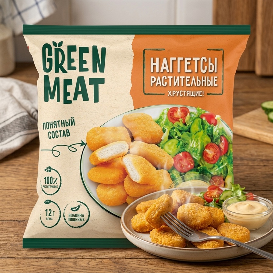 Наггетсы растительные | Green Meat