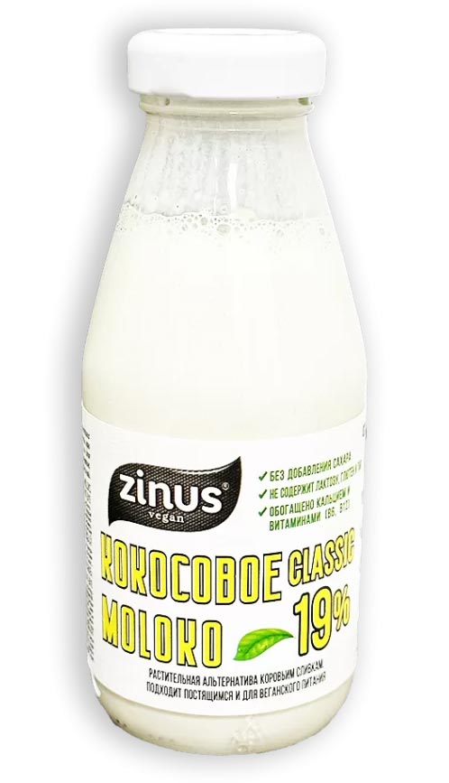 Сливки кокосовые 19% | Zinus