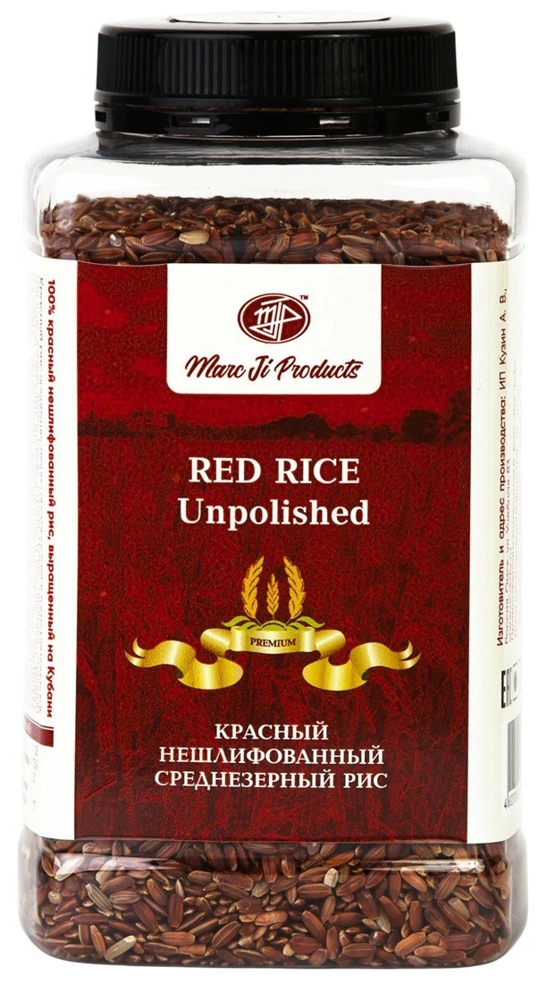 Рис красный нешлифованный