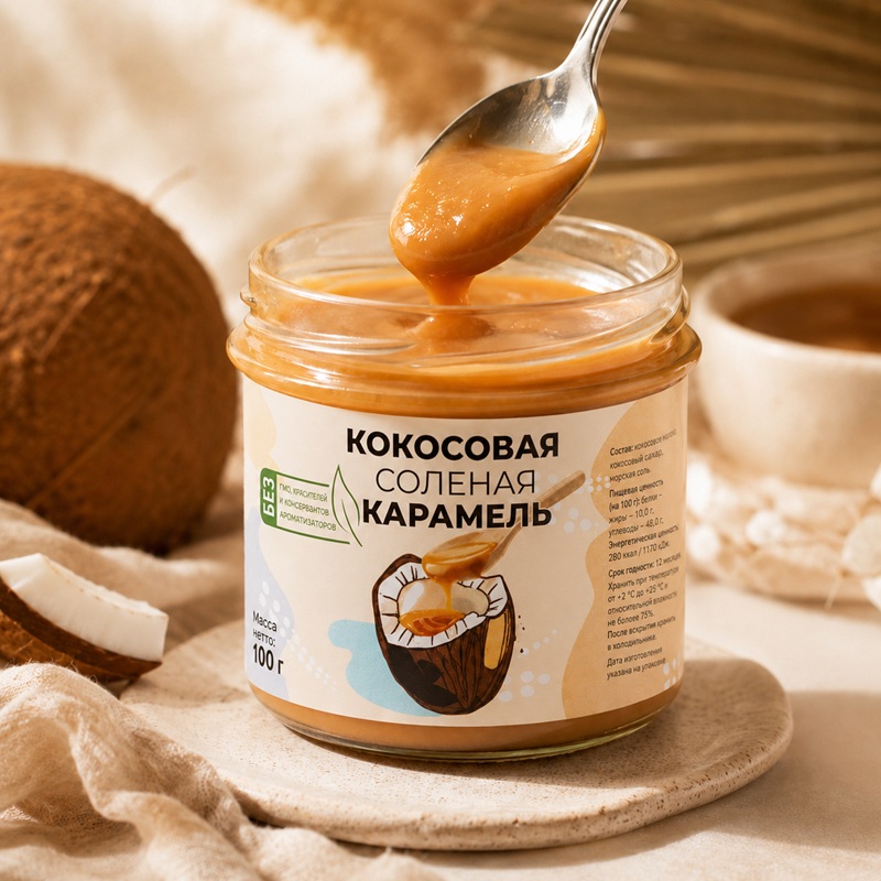 Кокосовая соленая карамель | Настин Сластин